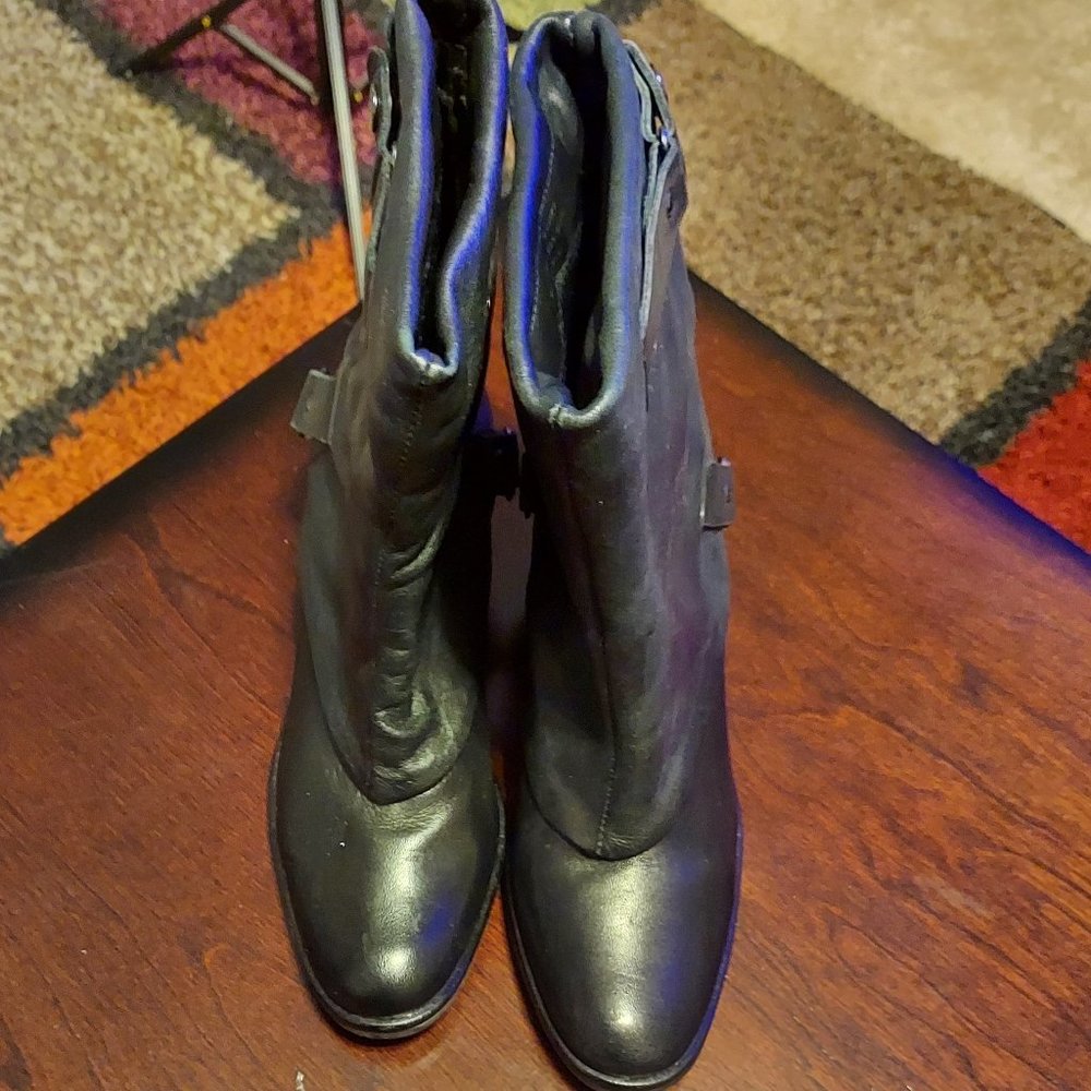 Matisse Black Leather Moto Boot